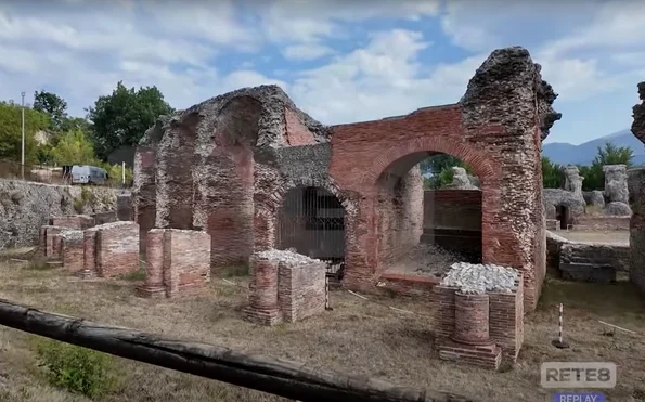 Parcul Arheologic Amiternum (© captură video Youtube / Rete8)