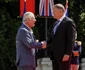 Regele Charles al III-lea al Marii Britanii este primit de președintele Klaus Iohannis la Palatul Cotroceni din București. FOTO Inquam Photos / Octav Ganea