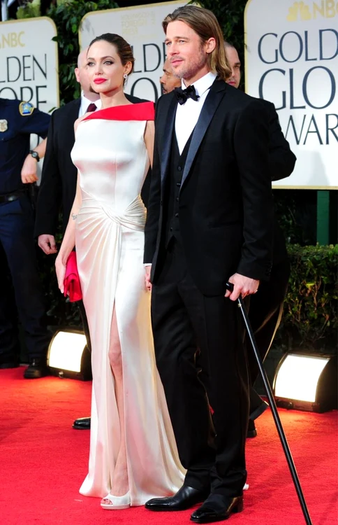 Brad Pitt şi Angelina Jolie, cel mai bine îmbrăcat cuplu FOTO: AFP