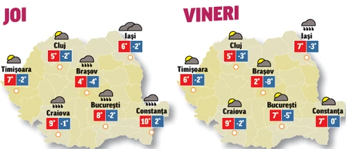 Prognoza meteo pentru următoarele două zile anunță că vremea se menține călduroasă
