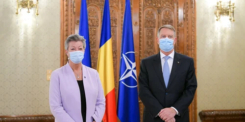 Klaus Iohannis si Ylva Johansson FOTO Presidency