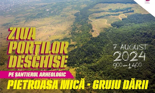 „Ziua porților deschise” pe șantierul arheologic Pietroasa Mică - Gruiu Dării 