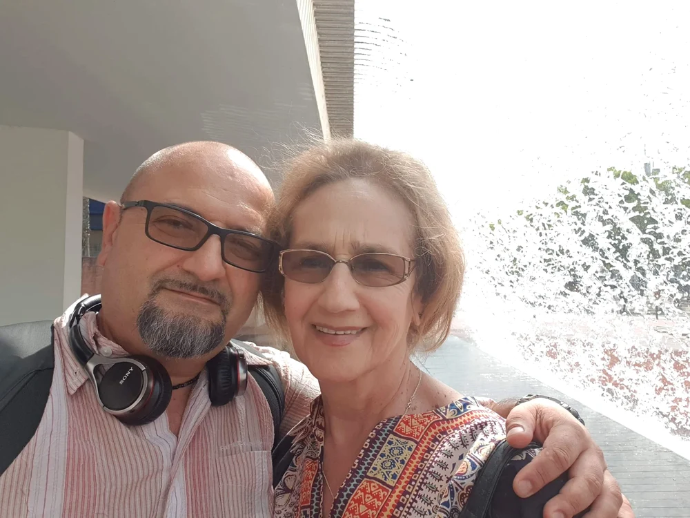 Sofia Vicoveanca și fiul ei, Vlad Micu / foto: Facebook