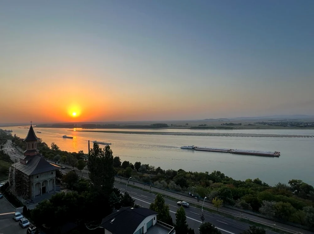 Orașul Galați, imagine de pe Faleza Dunării FOTO: Arhivă, Adevărul