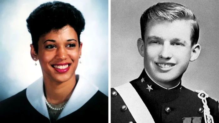 Kamala Harris și Donald Trump în adolescență FOTO via BBC