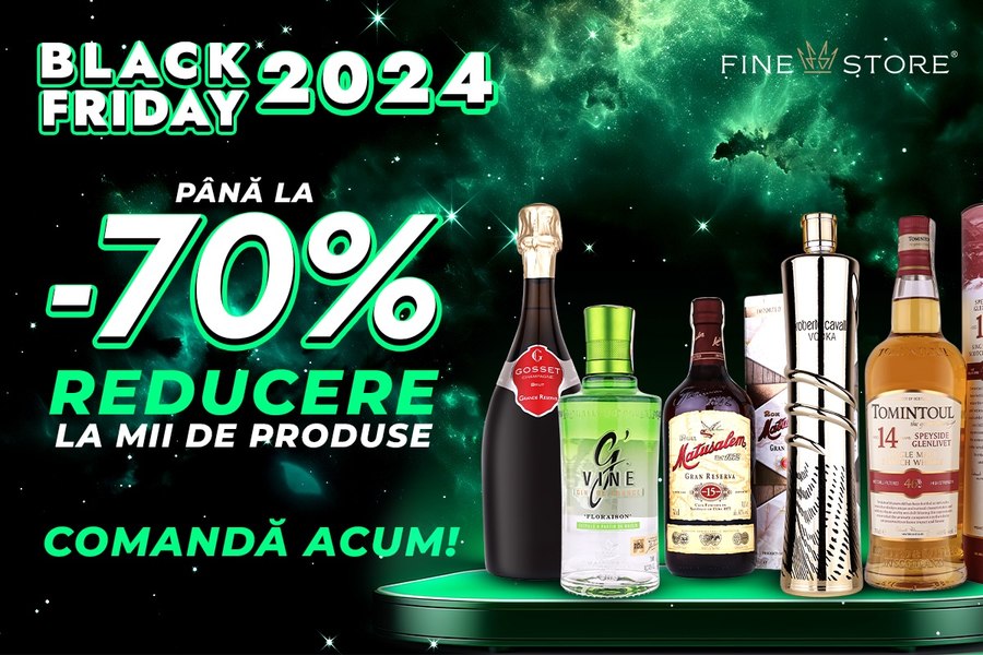Adevărul despre Black Friday de la FineStore: cât durează campania și ce reduceri oferă cel mai mare magazin online de băuturi alcoolice din România