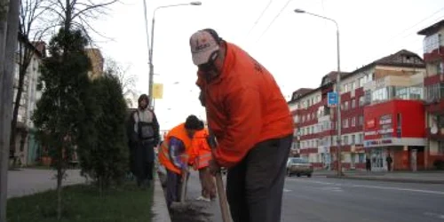 Angajaţii Salubritas au început curăţenia de Paşte încă de la primele ore