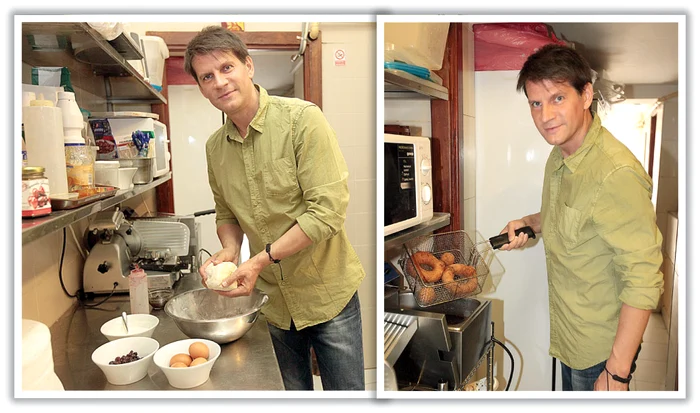 
    În America, unde locuieşte  acum Daniel Robu, nu există  papanaşi la restauranteFoto: Roberto Sălceanu  