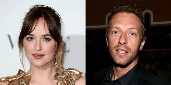 Dakota Johnson şi Chris Martin FOTO Harper's Bazaar