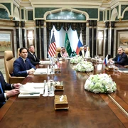 Negocieri între RUSIA și SUA la Riad/ FOTO/X:@GeopoliticalCen