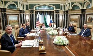 Negocieri între RUSIA și SUA la Riad/ FOTO/X:@GeopoliticalCen