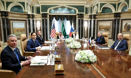 Negocieri între RUSIA și SUA la Riad/ FOTO/X:@GeopoliticalCen