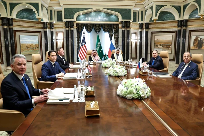 Negocieri între RUSIA și SUA la Riad/ FOTO/X:@GeopoliticalCen
