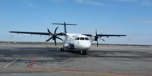Aeronava companiei Tarom din direcţia Iaşi a aterizat pe Aeroportul Timişoara FOTO Both