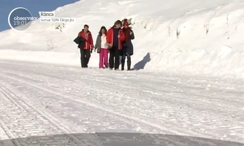 Iarna și a intrat în drepturi, la Rânca jpeg