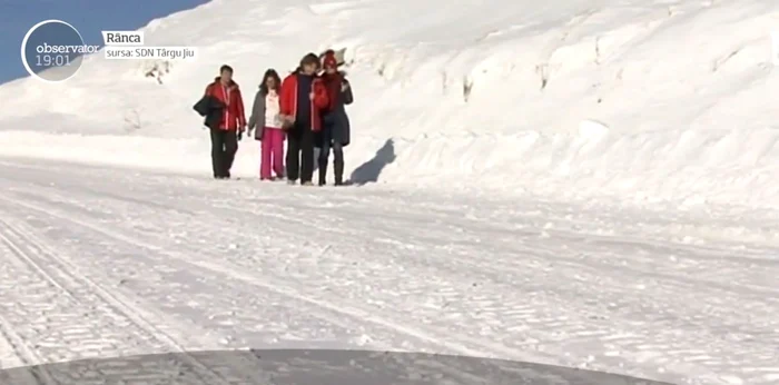 Iarna și-a intrat în drepturi, la Rânca