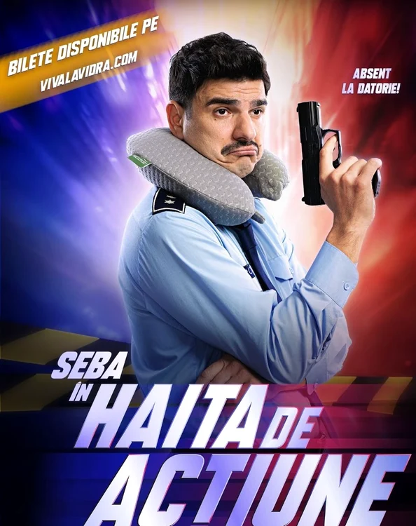 Joacă unul dintre rolurile principale din „Haita în acțiune” / foto: arhiva personală