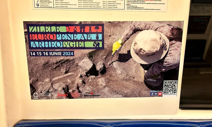 Zilele Europene ale Arheologiei, la metrou (© Institutul Național al Patrimoniului)