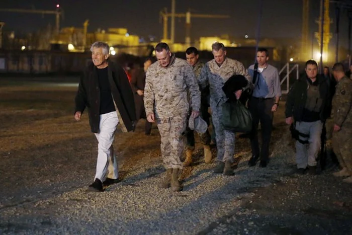 Atacul vine în timpul vizitei secretarului american al apărării, Chick Hagel FOTO Reuters