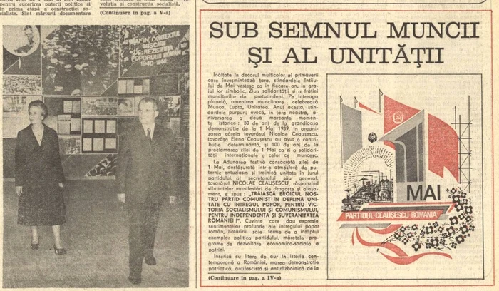 Prima pagină din Scînteia