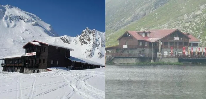 Cabana Platinul (stanga) si Cabana Balea Lac (dreapta)