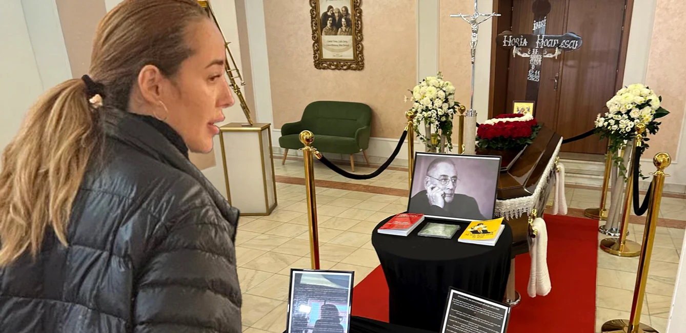 Nidia Moculescu a coordonat pregătirile pentru funeraliile tatălui FOTO: Arhivă
