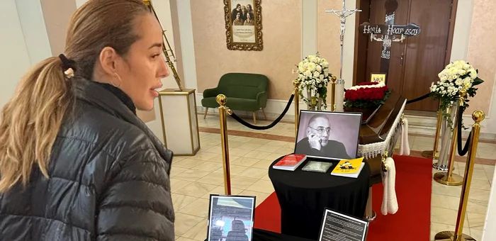 Nidia Moculescu a coordonat pregătirile pentru funeraliile tatălui FOTO: Arhivă