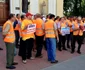 Protest angajati SC Drumuri si Poduri SA Suceava. FOTO