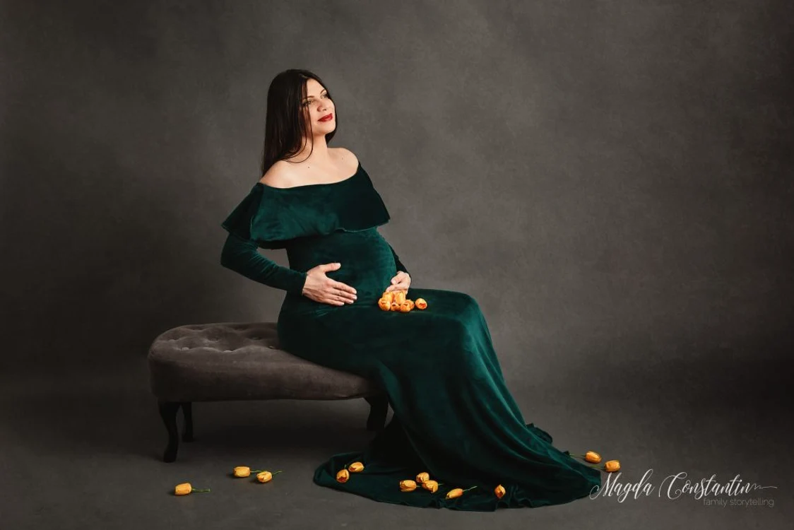 Laura Andreșan se pregătește să nască