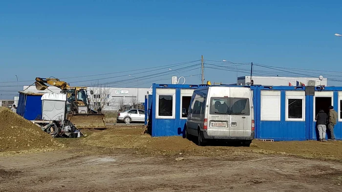 A început organizarea de șantier la stadionul din Timișoara FOTO Ștefan Both