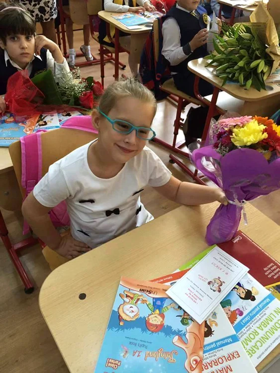 FIica lui Mihai Chițu a intrat în clasa întâi
