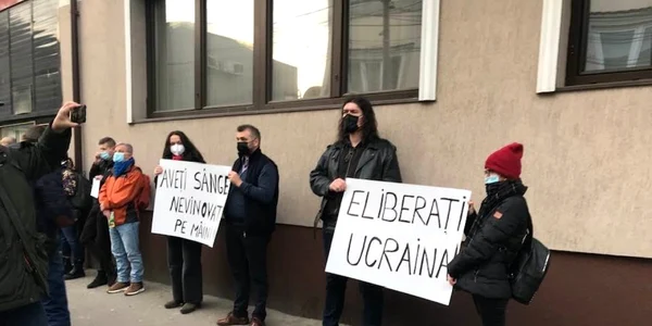 protest consulatul rusiei constanta foto