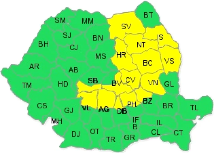 avertizarea meteo