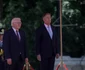 Klaus Iohannis îl întâmpină pe preşedintele Germaniei Frank-Walter Steinmeier. FOTO Inquam Photos / George Calin