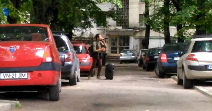 Tânărul a făcut senzaţie în Cartierul Gară FOTO: Silviu Stanciu