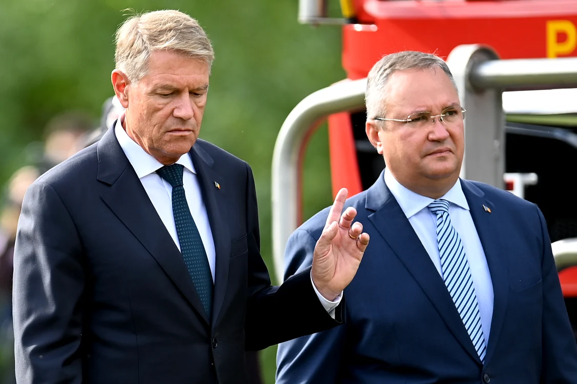 Klaus Iohannis şi Nicolae Ciucă nu se mai bucură de popularitatea de altădată. Foto Mediafax