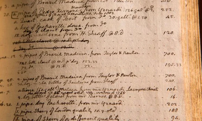 Îngheţata preşedintelui Thomas Jefferson, prima reţetă americană scrisă jpeg