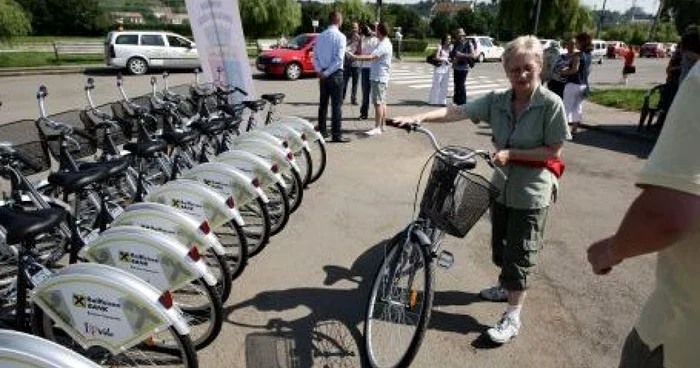 Clujenii au închiriat biciclete de la Sala Sporturilor