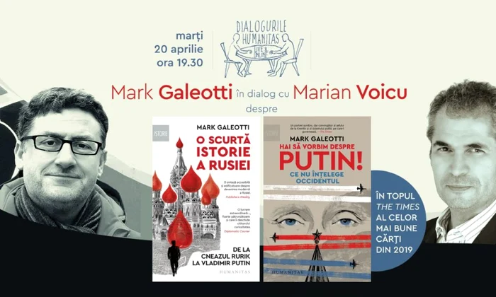 Humanitas live online: „Hai să vorbim despre Putin! Ce nu înțelege Occidentul” și „O scurtă istorie a Rusiei” jpeg