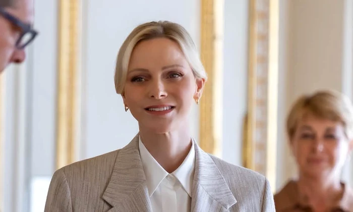 Charlene la investirea noului ambasador 4 jpg