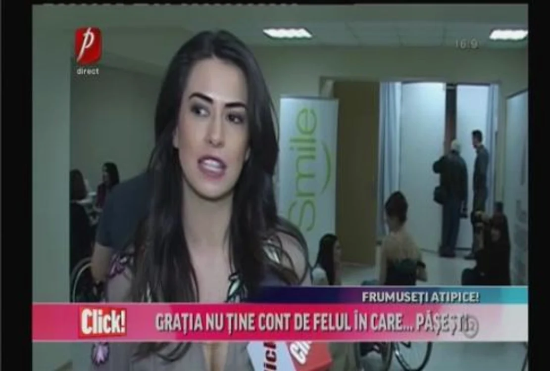 Diana Bart a defilat pe scena de la Atipic Beauty