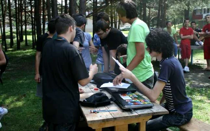 Concursul are loc în tabăra Gălăciuc FOTO: Emil Onea