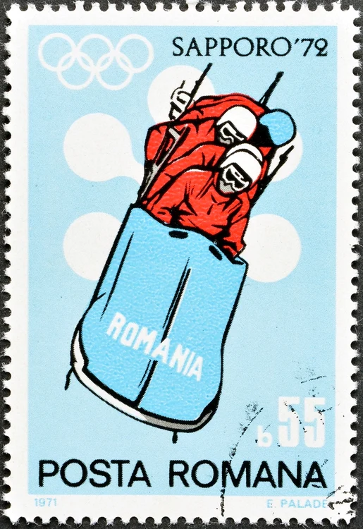 Timbru poștal - bob - 1971