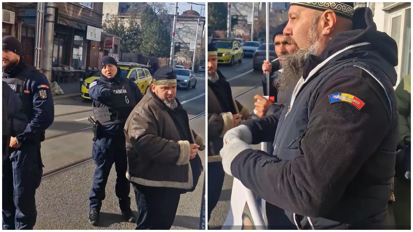  Totul s-a transformat într-o manifestare publică fără autorizație. FOTO: captură video Facebook