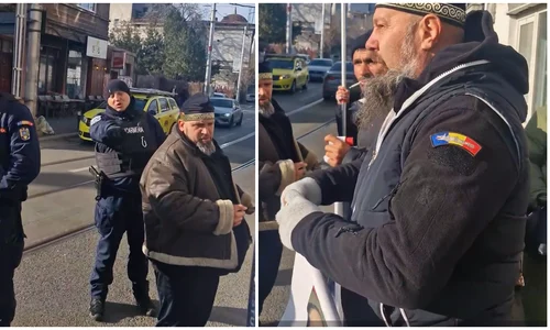 Adunare neautorizată a susținătorilor lui Călin Georgescu, în centrul Capitalei. Jandarmii au aplicat sancțiuni FOTO FB