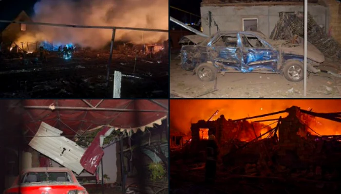 Ruşii susţin că ultimele atacuri au vizat infrastructura militară FOTO Twitter