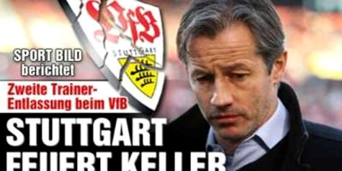 Jens Keller a fost demis de la Stuttgart