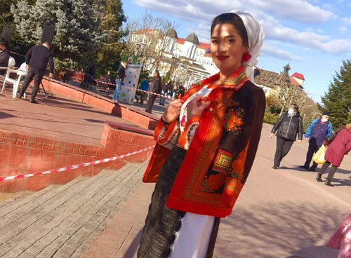 Alina Parnescu este studentă la Conservator FOTO Arhivă personală A.P.