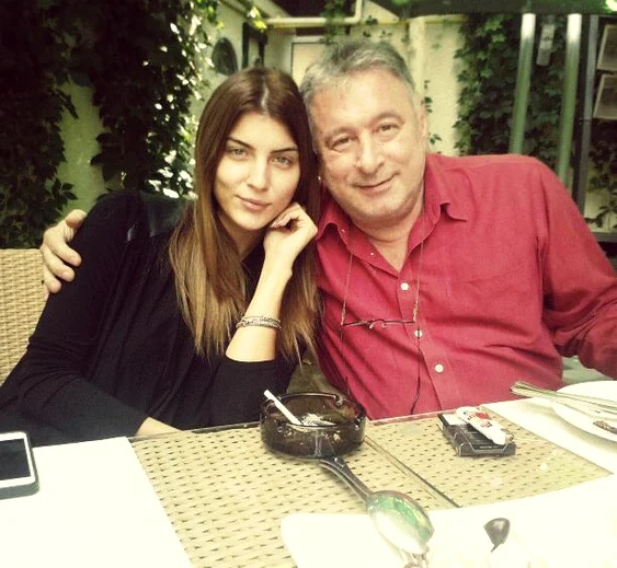 Ioana și celebrul ei tată, Mădălin Voicu