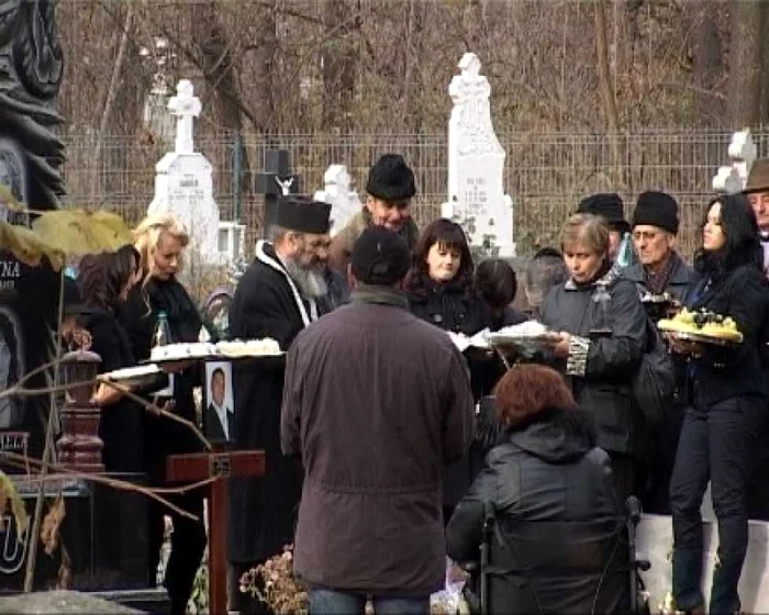 La slujba de pomenire au participat doar membrii familiei 